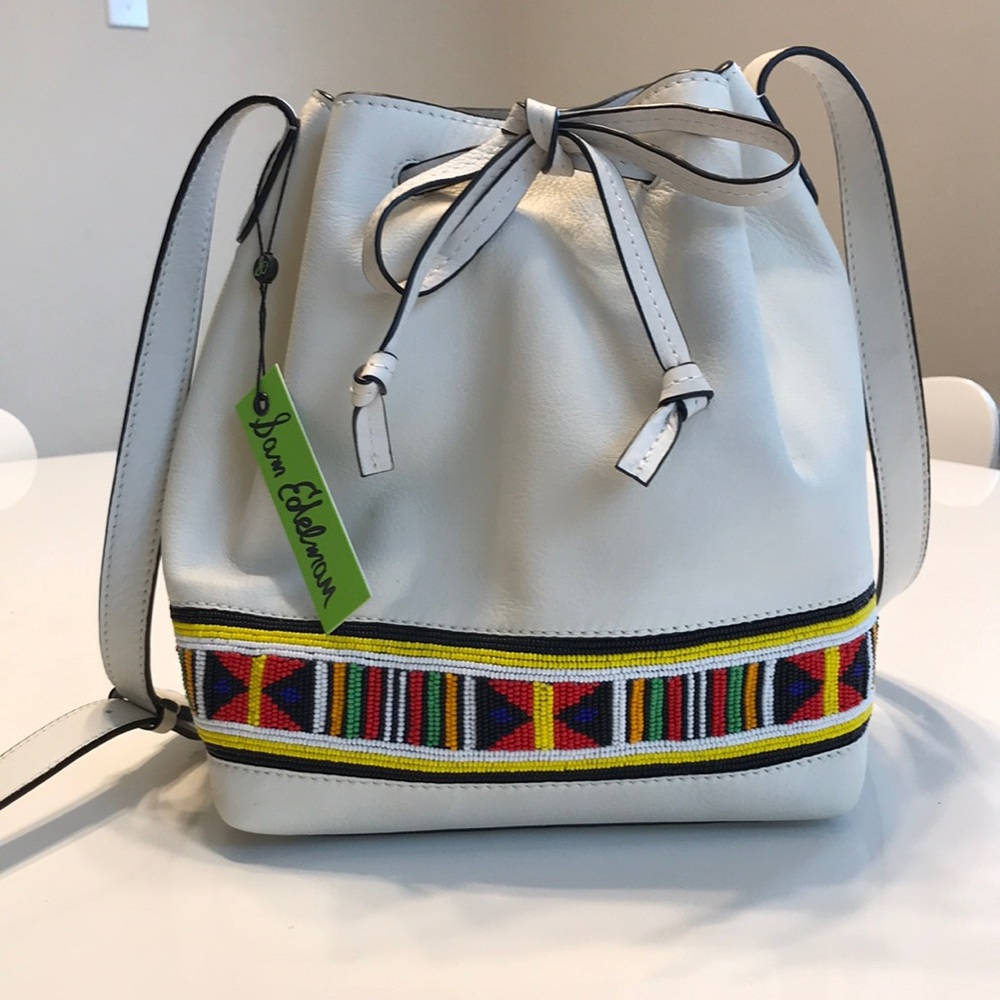Sam Edelman Full Grain Leather Bucket Bag BNWT